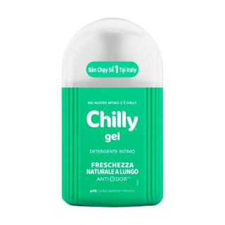Dung dịch vệ sinh phụ nữ Chilly Gel chiết xuất bạc hà - Chai 200ml