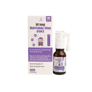 Xịt họng Natural One D3K2 lọ 15ml – Tăng Cường Hấp Thu Canxi