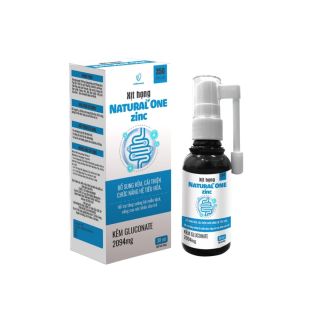 Xịt họng Natural One ZinC 30ml – Bổ sung kẽm tăng cường sức khỏe