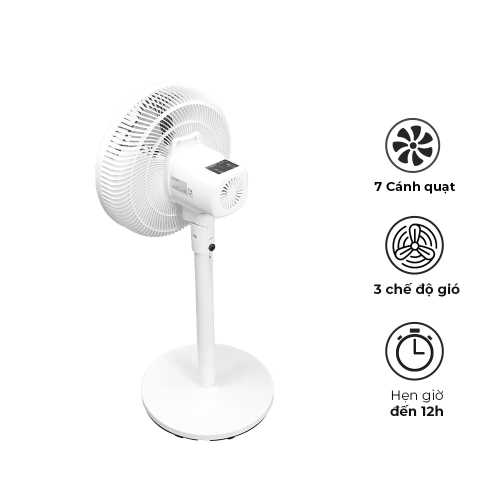 Quạt Máy Đứng MAGIC A-252, Chức Năng Hẹn giờ 12 Tiếng, Thương Hiệu hàn Quốc Bảo Hành 24 Tháng